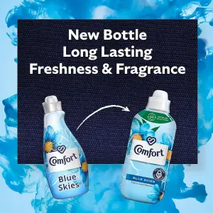 Comfort Fabric Conditioner Blue Skies 33 Washes 990ml x 3