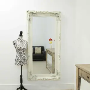 MirrorOutlet Carved Louis Full Length Leaner Large Wall Mirror 175 x 89 CM