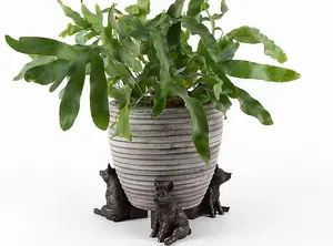 Pig Plant Pot Feet - Set of 3 - L8 x W6 x H9 cm