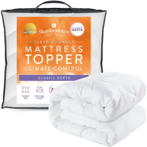 Sleep Soundly Climate Control 2.5cm Double Mattress Topper