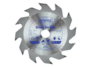 Faithfull FAIZ15012 TCT Circular Saw Blade 150 x 20mm x 12T POS FAIZ15012