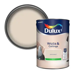 Dulux Walls & ceilings Natural hessian Silk Emulsion paint, 5L