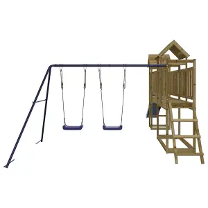 Berkfield Outdoor Playset Impregnated Wood Pine