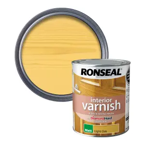 Ronseal Oak Matt Skirting Wood varnish, 750ml