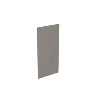 Kitchen Kit Wall End Panel 800mm Slab - Super Gloss Dust Grey