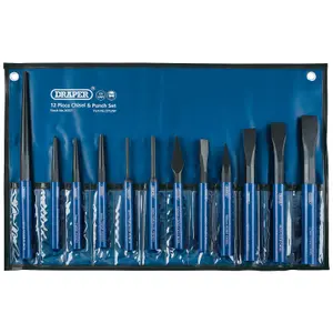 Draper Cold Chisel and Punch Set (12 Piece) 26557