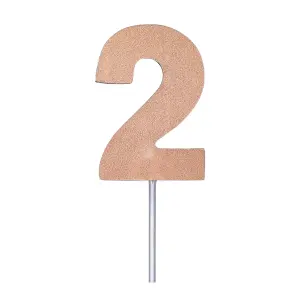 Bristol Novelty Diamond Number Cake Topper Rose Gold (6)