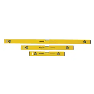 Silverline Builders Level Set 3pce 119688 Hand Tools 400, 600 and 1000mm