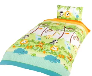 Jungle Boogie Single Duvet Cover & Pillowcase Set