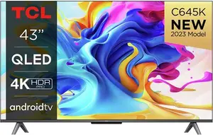 TCL 43 Inch 43C645K Smart 4K Ultra HD HDR QLED Android TV