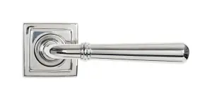 From The Anvil Polished Marine SS (316) Newbury Lever on Rose Set (Square)