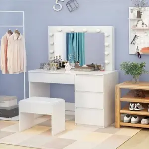 Mobley Dressing Table With Mirror Hashtag Home