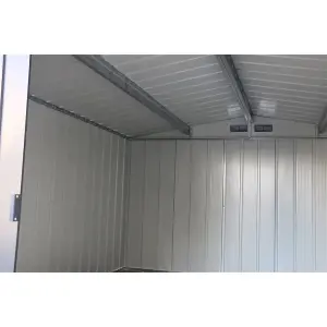 10 x 10 Apex Metal Garden Shed - Anthracite Grey (10ft x 10ft / 10' x 10' / 3.2m x 3.0m)