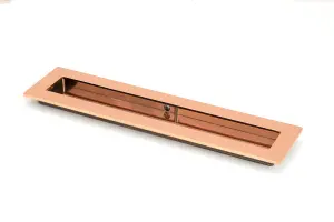 From The Anvil Polished Bronze 250mm Plain Rectangular Pull