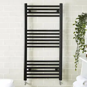 400x1400mm Straight Matt Back Heated Towel Warmer Ladder Rail Radiator