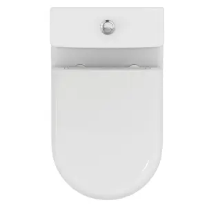 Ideal-Standard Della White Close-coupled Toilet & cistern with Soft close seat & Close coupled cistern