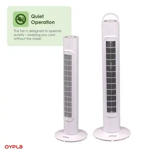 Oypla Electrical 30" Free Standing 3-Speed Oscillating Tower Cooling Fan