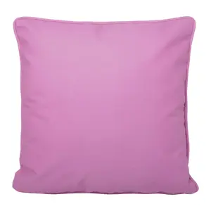 Indoor / Outdoor Square Throw Cushion Pink