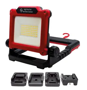 NightSearcher WorkStar Connect ,  3000 Lumens  Worklight Powered by Power Tool Batteries