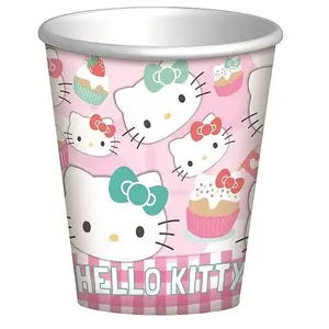 Hello Kitty Party Cup (Pack of 8) Pink/White (One Size)