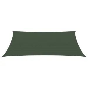 Berkfield Sunshade Sail 160 g/m2 Dark Green 2.5x3.5 m HDPE