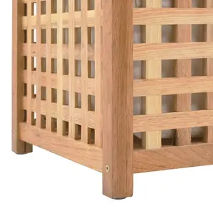 Wood Laundry Hamper 65cm H x 39cm W x 39cm D