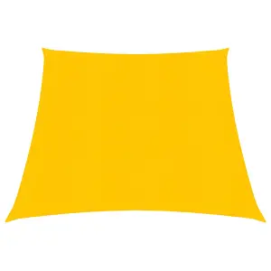 Berkfield Sunshade Sail 160 g/m2 Yellow 3/4x2 m HDPE