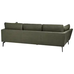 4 Seater Fabric Sofa Green NENOLA