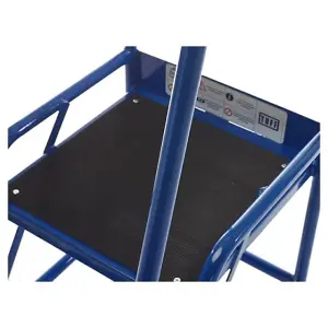 TUFF Express Easy Glide Steps- 5 Tread - Blue - Anti-Slip