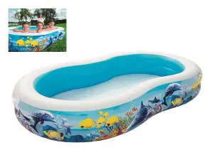 Bestway 54118 Inflatable Paddling Swimming Pool For Children 262x157x46cm