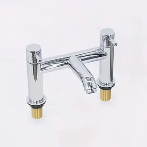 SunDaze Chrome Bath Filler Mixer Tap Bathroom Morden Tub Lever Faucet