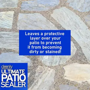 Cleenly Ultimate Patio Sealer Patio & Driveway Sealant to Prevent Weathering & Stains 5L