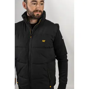 Caterpillar Arctic Zone Bodywarmer Work Gilet Black - S