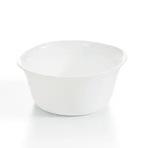 URBNLIVING 12cm Diameter White Opal Glass Ramekin Serving Dish Bowl