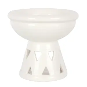 Deep Bowl Oil Burner - Off White