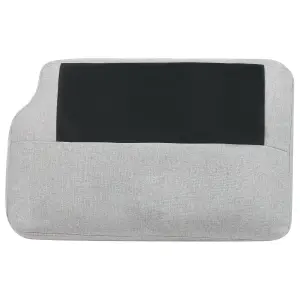 2 Seater Fabric Sofa Light Grey GINNERUP