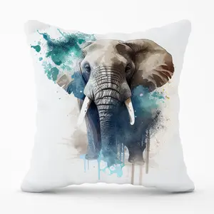 Majestic Elephant Splashart Cushions 60cm x 60cm