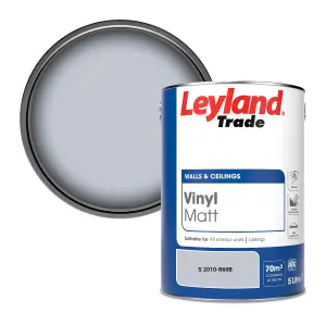 Leyland Trade Vinyl Matt Walls & Ceilings Emulsion Paint (S 2010-R60B) 5L