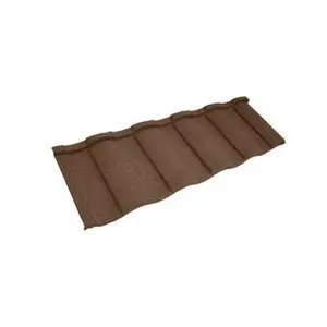 PACK OF 10 (Total 10 Units) - Classic Roman Contour Profile Metal Roof Tile - 1280mm (W) x 370mm (L) - Bronze