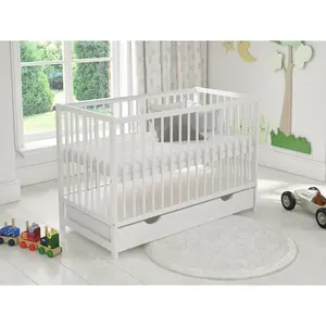 Tilomar Cot Bed with Mattress White