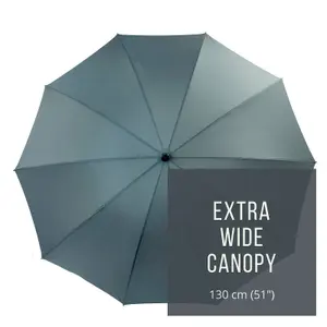 UMBRELLA HEAVEN Grey StormStar Windproof Golf Umbrella