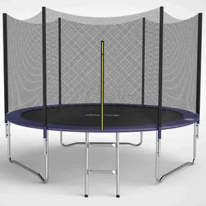 Galactica Trampoline Set 10 FT Round Outdoor Safety Net Enclosure Ladder