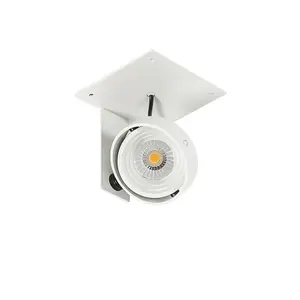 Luminosa Modern Technical LED Recessed Ceiling White, Black, Cool White 4000K 980lm