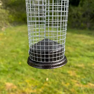 Hanging Nut Metal Bird Feeder For Garden Birds