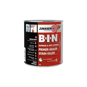 Zinsser B-I-N White Multi-surface Matt Primer, 1L