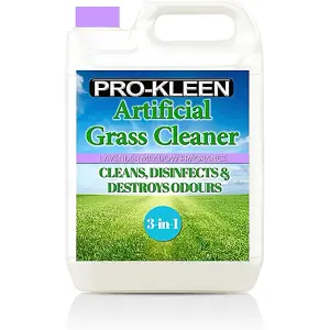 Pro-Kleen Artificial Grass Cleaner Lavender Fragrance, Cleans, Disinfects, Deodorises 5 Litre