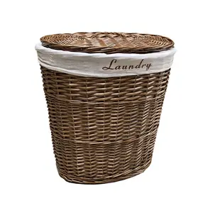 Laundry Hamper Honey / Medium (49cm H x 42cm W x 32cm D)