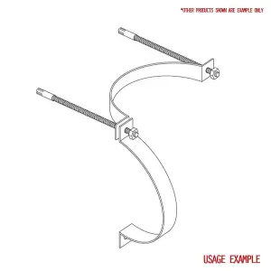 Split Ring - 125mm - For mounting spiral ducting lengths