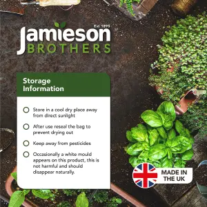 Peat-Free Hanging Basket Compost 60L - 6 months feeding as standard - by Jamieson Brothers