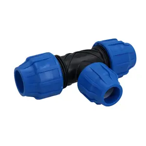 20 x 20 x 20mm MDPE Tee T-Piece Water Pipe Fitting Coupling Connector